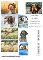 Michael Steddum German Wirehaired Pointer 8 Pack Note Card Set