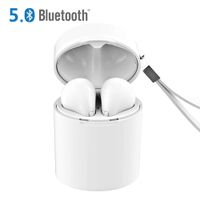 Wireless Bluetooth Headset TWS, V5.0 Bluetooth Wireless in Ear Headphones, Double Ear Canal Call Technology, with Microphone and Charging Box for iOS or Android Phone