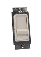 Leviton 6633-PLW SureSlide 600W Preset Incandescent Dimmer, Single Pole or 3-Way, White