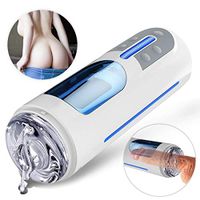 Woouu Vioretf- Fitness mǎssǎge Exercise 10 Frequency Vǐbrǎtiǒn Six Toys Men Hands Free Deep Throat Oral Cup Sucking Endless Pleasure Multi Speeds Blow-Job Men Adult Voice Interactive Toys T-Shirt
