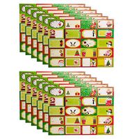 Santa’s Studio (240 Count) Premium Assorted Holiday Sticker Gift Tags for Christmas Presents Stocking Stuffers