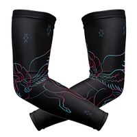 LEVEIS Unicorn Arm Sleeves UV Protection for Men Women Sunblock Protective Gloves Running Golf Cycling Driving Long Arm Cover 1 Pair