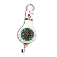 Ohaus 8018-50 Dial-Type Hanging Spring Scale with Demonstration Dial 50N x 2N