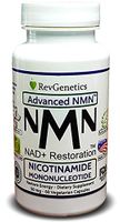 RevGenetics Advanced NAD+ NMN™: 50 mg Nicotinamide Mononucleotide - Restore Energy Dietary Supplement (60 Vegetarian Capsules)