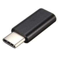 For Samsung Galaxy S8/S8 Plus Adapter,USB 3.1 Type-C to Micro USB Data Charging Adapter (Black)
