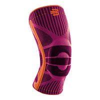 Bauerfeind Sports Knee Support - Knee Brace for Athletes with Medical Grade Compression - Stabilization and Patellar Knee Pad (Pink, M)