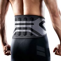 LP SUPPORT LP Support X-Tremus 160XT Men's Back Support 1.0 - Semi-Rigid Lumbar Support Belt - Breathable Knit, Excellent Support and Pain Relief (Large)