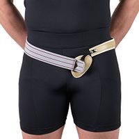 Elastic Hernia Truss, Single Spring, Professional Medical Style, 30 inch Hip (Right)