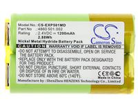 Cameronsino Ni-MH Battery for Eppendorf 4860 000.534 4860 000.542 4860 000.550 4860 000.569 4860 000.577 4860501.002-05 501.002-02 4860501.002-05, fits Eppendorf Research Pro 4860,2.40V1200mAh