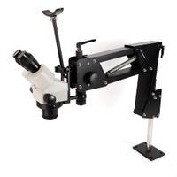 Jewelry Microscope Stand + Microscope Hard Aluminum Alloy 95MM-300MM Micro Inlaid Multi-Directional Micro-Setting Stereo Zoom