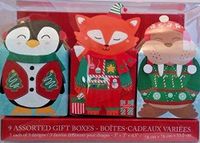 Molly & Rex Holiday Friends Gift Boxes-Set of 9