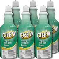 Diversey Crew Clinging Toilet Bowl Cleaner Squeeze Bottle, 32 Ounces (6 Pack)