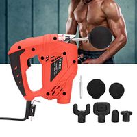 Cosiki Massage Gun Deep Tissue Percussion Muscle Massager for Pain Relief, Quiet Handheld Electric Body Massager Sports Drill(Orange)