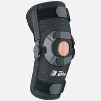 Breg PTO Airmesh Soft Knee Brace, Open Back, with Aluminum High Performance Hinge Bars (Small Right)