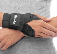 WRIST BRACE W/SPLINT, BLACK, OSFM (EA)