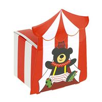 Homeford Circus Bear Baby Shower Favor Boxes, 2-Inch, 12-Piece