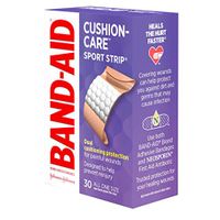 Band Aid, Brand Adhesive Bandages, Sport Strip, Extra Wide, 30 Bandages