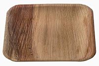 ecotiva - 25 Pack of Palm Leaf Plates - Biodegradable Plates - Eco Friendly - Beautiful and Sturdy 10 inch Palm Leaf Plates - Perfect for Parties and Showers - Reusable Plates - Disposable Plates