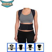 Adjustable Posture Corrector and Clavicle Support Brace to Improve Bad Posture, Upper Back Pain Relief and Shoulder Alignment (XXL:Waist Length fits 43.3-49.2", Black)