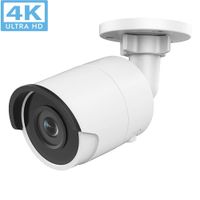 8MP UltraHD 4K Bullet PoE IP Camera Outdoor, DT085-I 2.8mm Lens, 3840×2160, 98ft Night Vision, 102° Wide Angle, H.265+, IP67,SD Card Slot,ONVIF IR Security Camera（Support Update）