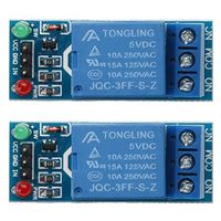 WinnerEco 2pcs 1 Channel DC 5V Relay Switch Module for Arduino Raspberry Pi ARM AVR