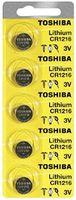 Toshiba CR1216 Battery 3V Lithium Coin Cell (500 Batteries)