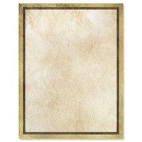 Brushed Fresco Letter Papers - Set of 25, Graduation Stationery Papers, 8 1/2" x 11", Compatible Computer Paper, Award letterhead, Achievements, Recognition, Announcements