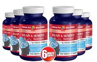 Saint John Wort - Brain and Memory Booster - Improve Concentration (6 Bottles)