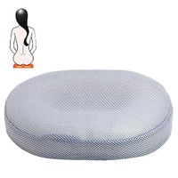 Windyus Donut Tailbone Cushion Pillow-Foam Medical Seat Pain Relief Treatment Comfort Ring Pillow for hemorrhoid,Prostate, Coccyx, Sciatica,Pregnancy, Orthopedic Surgery,Bed Sores-Grey