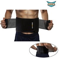 ZSZBACE Unisex Back Brace Adjustable Lumbar Support Belt - Relief Lower Back Pain with Sciatica/Scoliosis/Herniated and Slipped Discs or Degenerative Disc- Back Support for Old and Young (XXL)