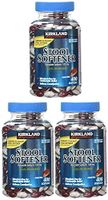 Kirkland Signature 100 Mg Stool Softener, 400 Softgels (Pack of 3)