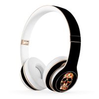 Masino Creative Headset Protective Sticker Cover Full Body Protector Skin Decal for Beats Solo 2 Wireless & Solo 3 Wireless On-Ear Headphones (for Solo 2/3 Wireless, Skull)