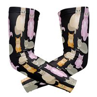 Four Cute Fluffy Cats Unisex Arm Sleeve UV Protection Arm Compression Sleeve Skin Protection Sport Arm Cooler Sleeve for Running Hiking Jogging Motorcycling Climbing Camping