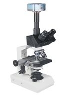 Radical 2500x LED Professional Medical Compound Doctor Trinocular Microscope w Recharcheable Battery Back Up USB PC Camera