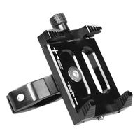 Cell Phone Holder, YESSKO Aluminum Alloy Bike Bicycle Holder Handle Phone Mount Handlebar Holder Extender (Black)