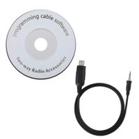 Hakeeta USB Programming Data Walkie Talkie Cable with Driver CD Compatible for YAESU Vertex Two Way Radios VX-6 VX-6E VX-6R VX-7E VX-7R.