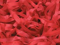 Red Tissue Paper Shred 3-1/2 lb Box (2 Boxes) - WRAPS-8XRE