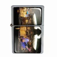 Wind Proof Dual Torch Refillable Lighter Las Vegas Design-004