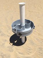MAKO GREY - BEACHCADDY BEVERAGE & ACCESSORY HOLDER
