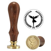 Elegant Ballet Dancer Wax Stamp, Yoption Vintage Retro Elegant Ballet Dancer Wax Stamp, Great for Embellishment of Cards Envelopes, Invitations, Wine Packages,Ideal Gift (Ballet Dancer #3)