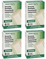 Large Individually Wrapped Sterile Adhesive Dressing Bandages, 24-ct