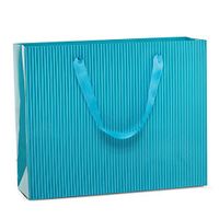 12ea - 12-5/8 X 4-3/8 X 10-1/4 Frnch Blue Pinstrp Eurot Gusset - 4 3/8"
