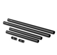 SMALLRIG 15mm Rods Pack with M12 Thread Rod Cap Connectors Aluminum Alloy Rods Combination for for Rig Mattebox Follow Focus 15mm Rod System - 1659
