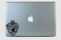 SimplyVinylized Ravenclaw Super Detailed House Crest Logo Vinyl Decal Sticker Blue