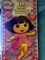 Dora the Explorer 30 Glitter Valentines Includes 35 Stickers