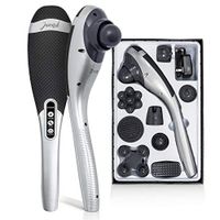 [Bonus Bag] Simbans Juvenik Percussion Massager for Back & Full Body | Portable, Cordless, Rechargeable | Handheld Vibrating Electric Machine | Muscle Deep Tissue Pain Relief Therapy Plantar Fasciitis
