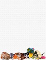 Cats & Dog Stationery Printer Paper 26 Sheets