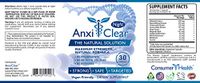 AnxiClear™ Night -Natural Anxiety and Stress Relief - Contains Valerian and Passion Flower 90 Vegan Friendly Capsules