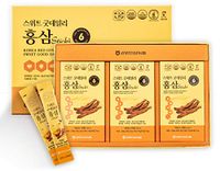 [Gangwoninsam] Korean Red Ginseng Extract Sweet Good Daily Stick 30 Count – Contains 6 Year Korean Red Ginseng Extract, Healthy Korean Food, Individually Packaged, 0.35 fl. oz (10ml), 3 X 10-Count Box
