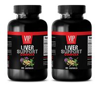 Kidney Cleanse - Liver Support Complex - Milk Thistle and Beef Liver - Kidney Support - Siberian Ginseng Root - 2 Bottles (200 Capsules)